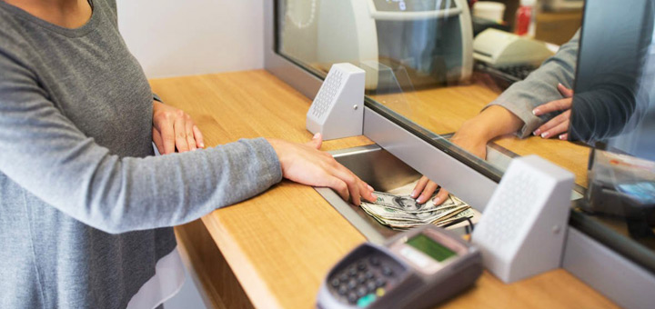 cajero bancario